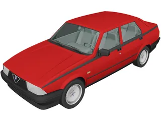 Alfa Romeo 75 (1985) 3D Model