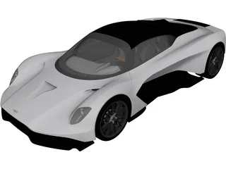 Aston Martin Valhalla (2020) 3D Model