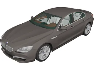 BMW 6-Series Gran Coupe [F06] (2012) 3D Model