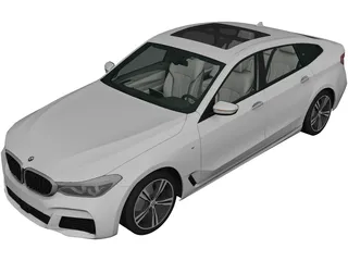 BMW 6-Series Gran Turismo M Sport (2017) 3D Model