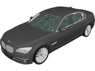 BMW 7-Series [F02] (2013) 3D Model