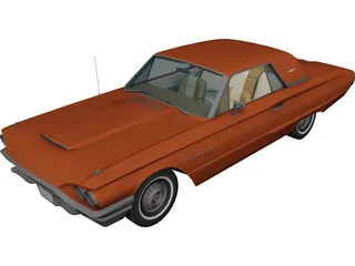 Ford Thunderbird (1964) 3D Model