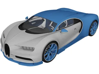 Bugatti Chiron (2020) 3D Model