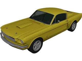 Ford Mustang Fastback (1965) 3D Model