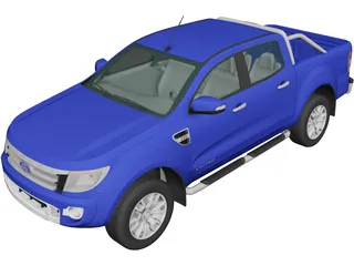 Ford Ranger T6 (2011) 3D Model