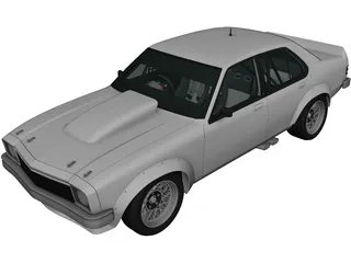 Holden Torana Race Car (1977) 3D Model
