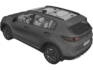 Kia Sportage (2020) 3D Model