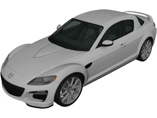 Mazda RX-8 (2008) 3D Model