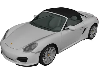Porsche Boxster Spyder (2011) 3D Model