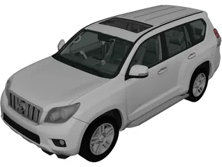 Toyota Land Cruiser Prado (2010) 3D Model