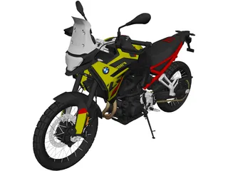 BMW F900GS (2024) 3D Model