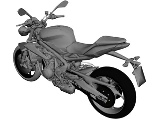 Triumph Street Triple R (2014) 3D Model