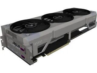 ASUS TUF GeForce RTX 5070 Ti 3D Model