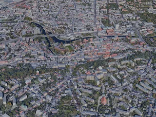 Bydgoszcz City, Poland (2023) 3D Model