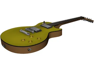 Gibson Les Paul Electric Guitar 3D Model