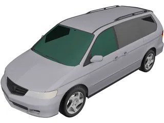 Honda Odyssey (2001) 3D Model