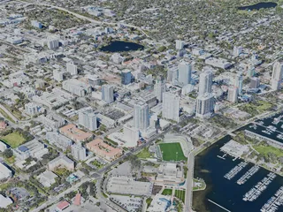 St. Petersburg City, USA (2023) 3D Model