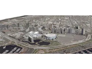 Long Beach City 3D Model
