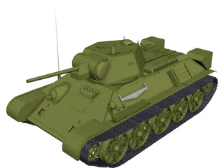 T-34 3D Model