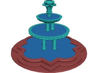 Fountain 3D Model