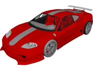 Ferrari 360 Modena [Tuned] 3D Model