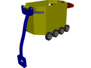 Little Car CAD 3D Model