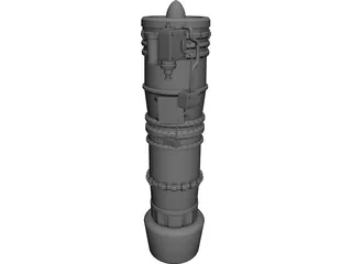 Jet Engine 3D Model