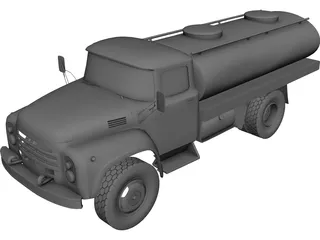 ZIS-3 3D Model