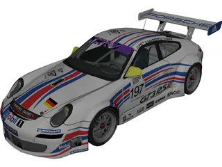 Porsche 911 GT3 RSR 3D Model
