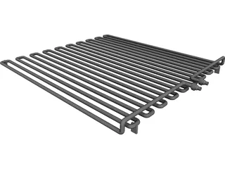 Piping Coil PE-2000x2000 CAD 3D Model