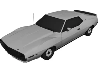 AMC Javelin AMX (1971) 3D Model