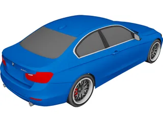 BMW 335i Coupe [F30] (2012) 3D Model