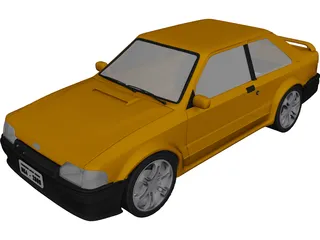 Ford Escort MK4 3D Model