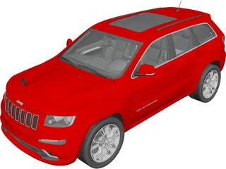 Jeep Grand Cherokee SRT8 (2012) 3D Model