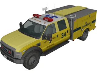 Ford F-450 Rescue 3D Model