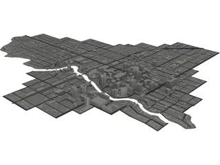 Fort Lauderdale Downtown 3D Model