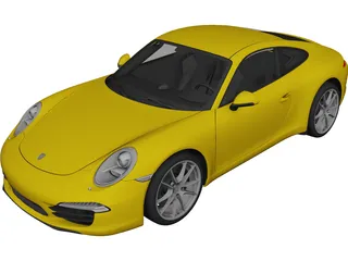 Porsche 911 Carrera (2012) 3D Model