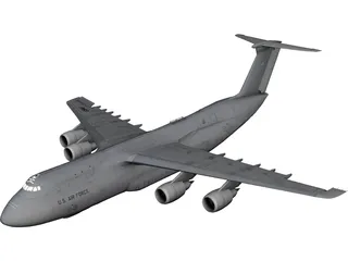 Lockheed C-5 Galaxy 3D Model