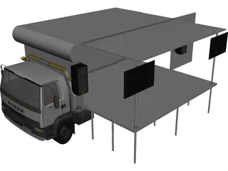 Isuzu Gig Rig 3D Model