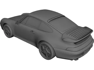 Porsche 911 Turbo (1995) 3D Model
