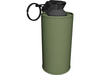 Mark 4 Screening Smoke Grenade 3D Model