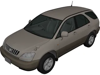 Toyota Harrier 3D Model