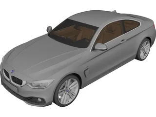 BMW 435i 4-Series Coupe [F32] (2014) 3D Model