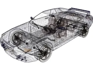 Nissan Skyline GTR (1995) 3D Model