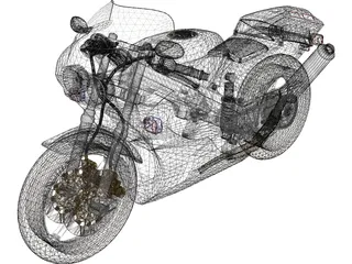 Honda VFR750RRC30 3D Model
