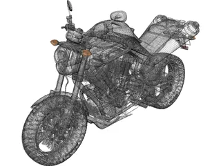 Yamaha MT-01 3D Model