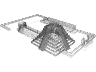Chichen Itza 3D Model
