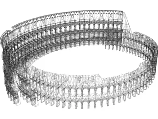 Coliseum Roman 3D Model