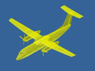 de Havilland Canada DHC-8 3D Model