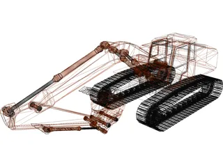 Excavator 3D Model
